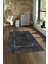 Dijital Baskılı Kaymaz Yıkanabilir Modern Desen Yolluk Mutfak Salon Halısı, N-Modern-62-Antrasit, 4