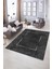 Dijital Baskılı Kaymaz Yıkanabilir Modern Desen Yolluk Mutfak Salon Halısı, N-Modern-62-Antrasit, 5