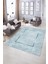 Dijital Baskılı Kaymaz Yıkanabilir Modern Desen Yolluk Mutfak Salon Halısı, N-Modern-62-Mavi, 5