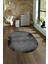 Dijital Kaymaz Yıkanabilir Modern Desen Oval Yolluk Mutfak Salon Halısı, N-O-Modern-44-Antrasit, 4