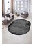 Dijital Kaymaz Yıkanabilir Modern Desen Oval Yolluk Mutfak Salon Halısı, N-O-Modern-44-Antrasit, 5