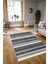Dijital Baskılı Kaymaz Yıkanabilir Modern Desen Yolluk Mutfak Salon Halısı, N-Modern-25-Gri, 3