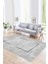 Dijital Baskılı Kaymaz Yıkanabilir Modern Desen Yolluk Mutfak Salon Halısı, N-Modern-62-Gri, 1