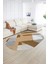 Dijital Kaymaz Yıkanabilir Modern Desen Oval Yolluk Mutfak Salon Halısı, N-O-Modern-09-Turuncu, 2