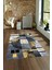 Dijital Baskılı Kaymaz Yıkanabilir Modern Desen Yolluk Mutfak Salon Halısı, N-Modern-33-Sarı, 4