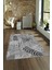 Dijital Baskılı Kaymaz Yıkanabilir Modern Desen Yolluk Mutfak Salon Halısı, N-Modern-95-Gri, 4