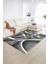Dijital Baskılı Kaymaz Yıkanabilir Modern Desen Yolluk Mutfak Salon Halısı, N-Modern-97-Gri, 2
