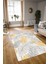 Dijital Baskılı Kaymaz Yıkanabilir Modern Desen Yolluk Mutfak Salon Halısı, N-Modern-98-Gri, 3