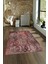 Dijital Baskılı Kaymaz Yıkanabilir Modern Desen Yolluk Mutfak Salon Halısı, N-Modern-90-Pembe, 4