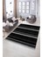 Dijital Baskılı Kaymaz Yıkanabilir Modern Desen Yolluk Mutfak Salon Halısı, N-Modern-25-Antrasit, 5