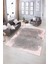 Dijital Baskılı Kaymaz Yıkanabilir Modern Desen Yolluk Mutfak Salon Halısı, N-Modern-44-Pembe, 5