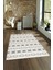 Dijital Baskılı Kaymaz Yıkanabilir Modern Desen Yolluk Mutfak Salon Halısı, N-Modern-64-Krem, 4