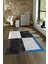 Dijital Baskılı Kaymaz Yıkanabilir Modern Desen Yolluk Mutfak Salon Halısı, N-MODERN-107-ANTRASİT, 4
