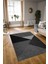 Dijital Baskılı Kaymaz Yıkanabilir Modern Desen Yolluk Mutfak Salon Halısı, N-Modern-38-Antrasit, 3