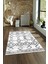 Dijital Baskılı Kaymaz Yıkanabilir Modern Desen Yolluk Mutfak Salon Halısı, N-Modern-91-Siyah, 4