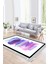 Dijital Baskılı Kaymaz Yıkanabilir Modern Desen Yolluk Mutfak Salon Halısı, N-Modern-22-Mor, 1