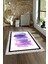 Dijital Baskılı Kaymaz Yıkanabilir Modern Desen Yolluk Mutfak Salon Halısı, N-Modern-22-Mor, 4