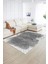 Dijital Baskılı Kaymaz Yıkanabilir Modern Desen Yolluk Mutfak Salon Halısı, N-Modern-44-Gri, 2