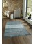 Dijital Baskılı Kaymaz Yıkanabilir Modern Desen Yolluk Mutfak Salon Halısı, N-Modern-83-Turkuaz, 4
