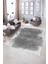 Dijital Baskılı Kaymaz Yıkanabilir Modern Desen Yolluk Mutfak Salon Halısı, N-Modern-44-Gri, 5