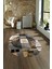 Dijital Kaymaz Yıkanabilir Modern Desen Oval Yolluk Mutfak Salon Halısı, N-O-Modern-33-Gold, 4