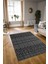 Dijital Baskılı Kaymaz Yıkanabilir Modern Desen Yolluk Mutfak Salon Halısı, N-Modern-86-Antrasit, 3