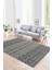 Dijital Baskılı Kaymaz Yıkanabilir Modern Desen Yolluk Mutfak Salon Halısı, N-Modern-86-Gri, 1