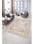 Dijital Baskılı Kaymaz Yıkanabilir Modern Desen Yolluk Mutfak Salon Halısı, N-Modern-62-Bej, 5