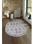 Dijital Kaymaz Yıkanabilir Modern Desen Oval Yolluk Mutfak Salon Halısı, N-O-Modern-29-Renkli, 4
