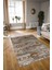 Dijital Baskılı Kaymaz Yıkanabilir Modern Desen Yolluk Mutfak Salon Halısı, N-Modern-30-Kahve, 3