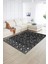 Dijital Baskılı Kaymaz Yıkanabilir Modern Desen Yolluk Mutfak Salon Halısı, N-Modern-67-Antrasit, 2