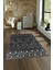 Dijital Baskılı Kaymaz Yıkanabilir Modern Desen Yolluk Mutfak Salon Halısı, N-Modern-67-Antrasit, 4