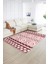 Dijital Baskılı Kaymaz Yıkanabilir Modern Desen Yolluk Mutfak Salon Halısı, N-Modern-68-Pembe, 2