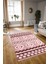 Dijital Baskılı Kaymaz Yıkanabilir Modern Desen Yolluk Mutfak Salon Halısı, N-Modern-68-Pembe, 3