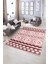 Dijital Baskılı Kaymaz Yıkanabilir Modern Desen Yolluk Mutfak Salon Halısı, N-Modern-68-Pembe, 5