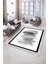 Dijital Baskılı Kaymaz Yıkanabilir Modern Desen Yolluk Mutfak Salon Halısı, N-Modern-22-Gri, 5