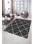 Dijital Baskılı Kaymaz Yıkanabilir Modern Desen Yolluk Mutfak Salon Halısı, N-MODERN-116-ANTRASİT, 5