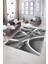 Dijital Baskılı Kaymaz Yıkanabilir Modern Desen Yolluk Mutfak Salon Halısı, N-Modern-97-Gri, 5