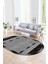 Dijital Kaymaz Yıkanabilir Modern Desen Oval Yolluk Mutfak Salon Halısı, N-O-Modern-10-Antrasit, 1