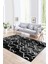 Dijital Baskılı Kaymaz Yıkanabilir Modern Desen Yolluk Mutfak Salon Halısı, N-Modern-03-Antrasit, 1