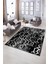 Dijital Baskılı Kaymaz Yıkanabilir Modern Desen Yolluk Mutfak Salon Halısı, N-Modern-03-Antrasit, 5