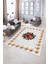Dijital Baskılı Kaymaz Yıkanabilir Modern Desen Yolluk Mutfak Salon Halısı, N-Modern-20-Beyaz, 5