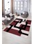 Dijital Baskılı Kaymaz Yıkanabilir Modern Desen Yolluk Mutfak Salon Halısı, N-Modern-40-Bordo, 5