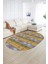 Dijital Kaymaz Yıkanabilir Modern Desen Oval Yolluk Mutfak Salon Halısı, N-O-Modern-19-Renkli, 2