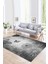 Dijital Baskılı Kaymaz Yıkanabilir Modern Desen Yolluk Mutfak Salon Halısı, N-MODERN-109-GRİ, 1