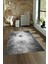 Dijital Baskılı Kaymaz Yıkanabilir Modern Desen Yolluk Mutfak Salon Halısı, N-MODERN-109-GRİ, 4