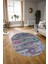 Dijital Kaymaz Yıkanabilir Modern Desen Oval Yolluk Mutfak Salon Halısı, N-O-Modern-30-Renkli, 3