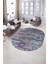 Dijital Kaymaz Yıkanabilir Modern Desen Oval Yolluk Mutfak Salon Halısı, N-O-Modern-30-Renkli, 5