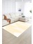 Dijital Baskılı Kaymaz Yıkanabilir Modern Desen Yolluk Mutfak Salon Halısı, N-Modern-54-Krem, 2