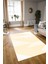 Dijital Baskılı Kaymaz Yıkanabilir Modern Desen Yolluk Mutfak Salon Halısı, N-Modern-54-Krem, 3